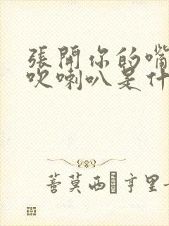 张开你的嘴给我吹喇叭是什么歌