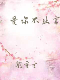 爱你不止言语