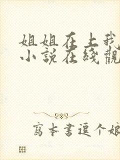 姐姐在上我在下小说在线观看