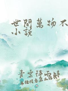 世间万物不及你小说