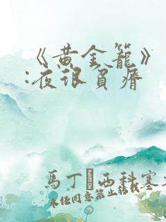 《黄金笼》作者:夜很贫瘠