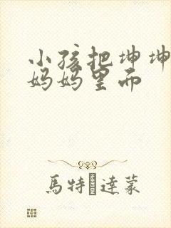 小孩把坤坤放入妈妈里面