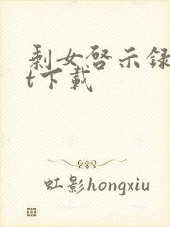 剩女启示录txt下载