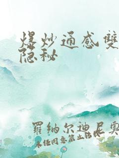 爆炒通感双胞胎隐秘