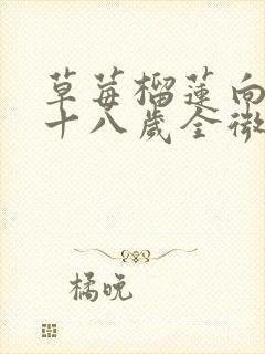 草莓榴莲向日葵十八岁全微糖