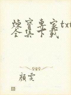 炼宝专家txt全集下载