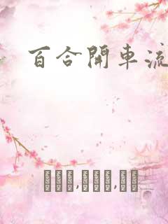 百合开车流污水