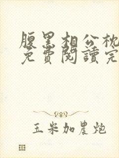 腹黑相公枕上宠免费阅读完本