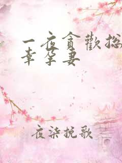 一夜贪欢总裁的幸孕妻