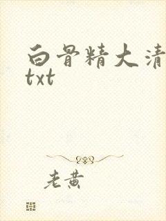 白骨精大清游记txt