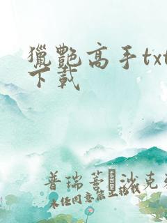 猎艳高手txt下载