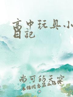 高中玩具小诗的日记