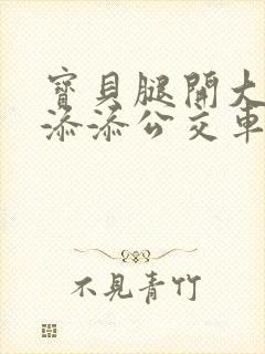 宝贝腿开大点我添添公交车