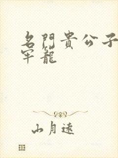 名门贵公子炙热牢笼