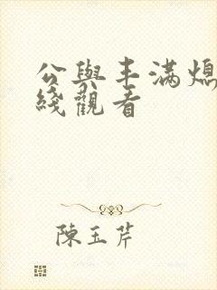 公与丰满熄4在线观看