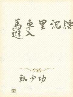 马车里沉腰缓缓进入