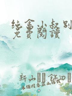 纯禽小叔别太猛免费阅读