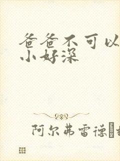 爸爸不可以我还小好深