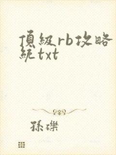顶级rb攻略系统txt