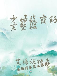 少妇苏霞的沉沦完整版