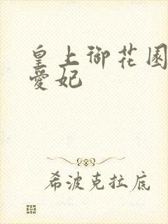 皇上御花园中要爱妃