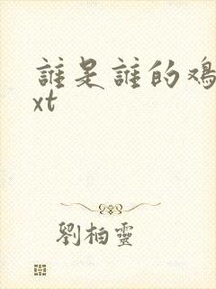 谁是谁的鸡肋txt