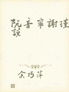 阮音宁谢瑾之小说