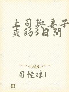 上司与妻子干到爽的3日间