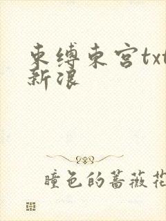 束缚东宫txt新浪