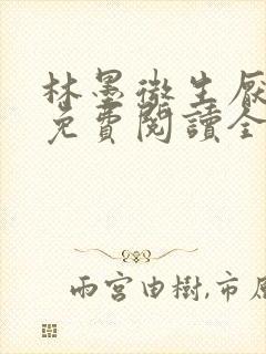 林墨微生厌小说免费阅读全文