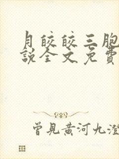 月皎皎三胞胎小说全文免费阅读