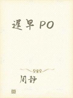 迟早 PO