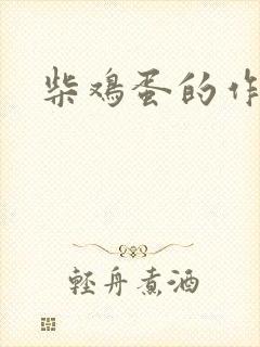 柴鸡蛋的作品