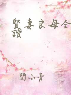 贤妻良母全文阅读