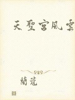 天圣宫风云录