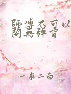 师傅不可以笔趣阁无弹窗