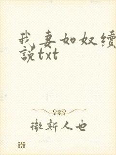我妻如奴续写小说txt