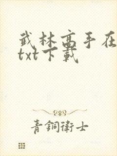武林高手在校园txt下载