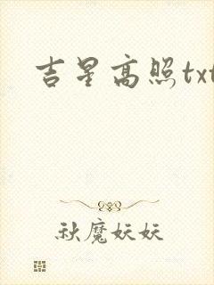 吉星高照txt