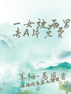 一女被两男桶进去A片免费