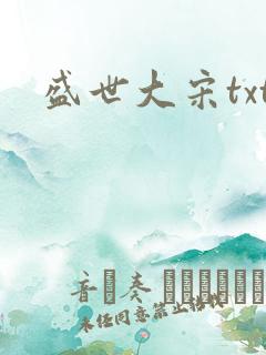 盛世大宋txt