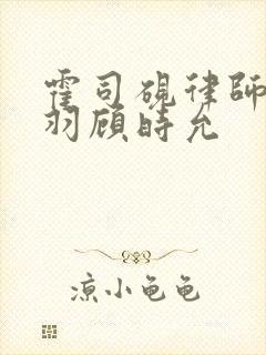 霍司砚律师温知羽顾时允