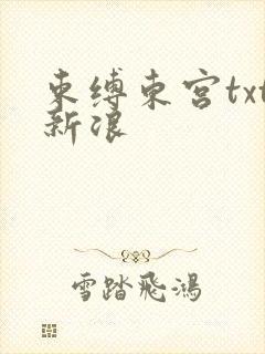 束缚东宫txt新浪