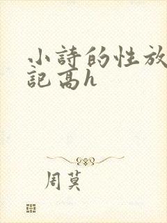 小诗的性放荡日记高h