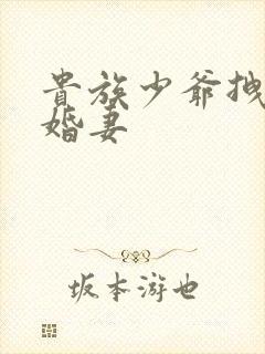 贵族少爷拽拽未婚妻