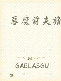 恶魔前夫请靠边