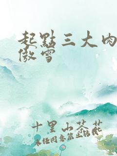 起点三大肉器张傲雪