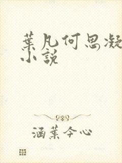 叶凡何思凝七月小说