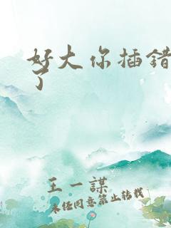 好大你插错地方了