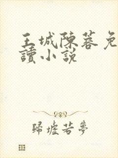 王城陈蓉免费阅读小说